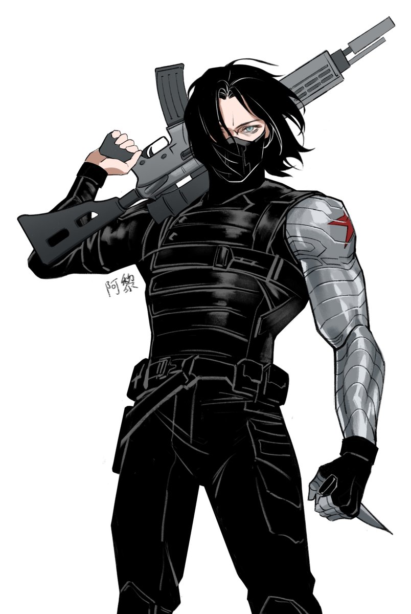 #wintersoldier #buckybarnes
宝贝你好辣🤤