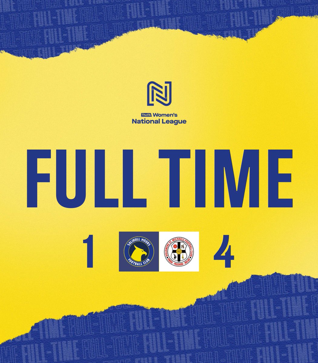 FULL TIME It ends in defeat this afternoon