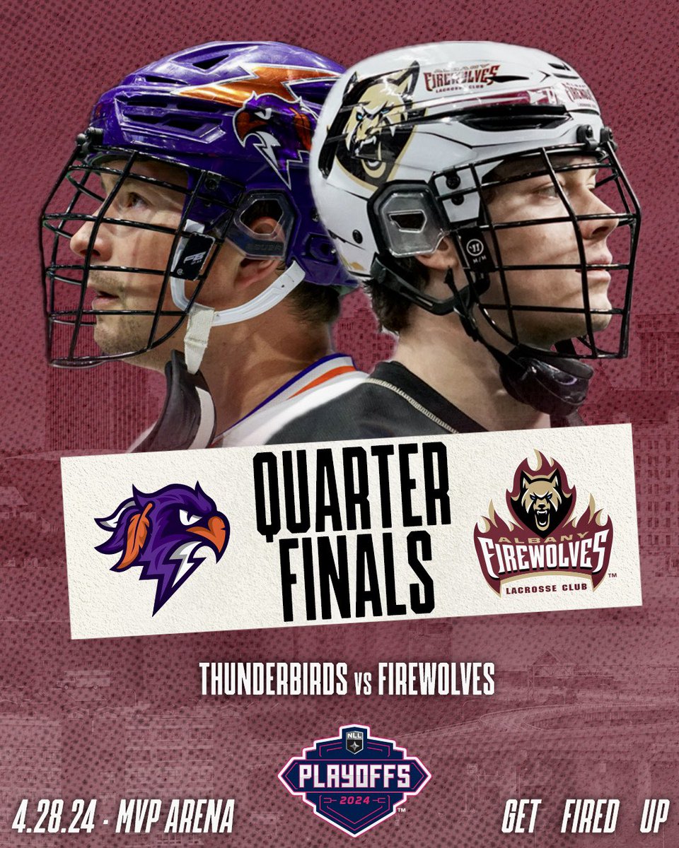 We meet again in Our Den 🏠 We will host Halifax in the Quarterfinals on Sunday, April 28th at 3pm at @TheMVPArena. Tickets will go on sale tomorrow at 10am. #GetFiredUp