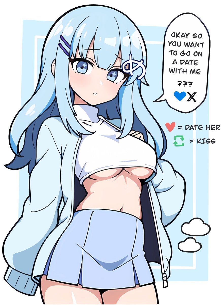 nefiichan's tweet image. Would you dare to go for a kiss? 🤍