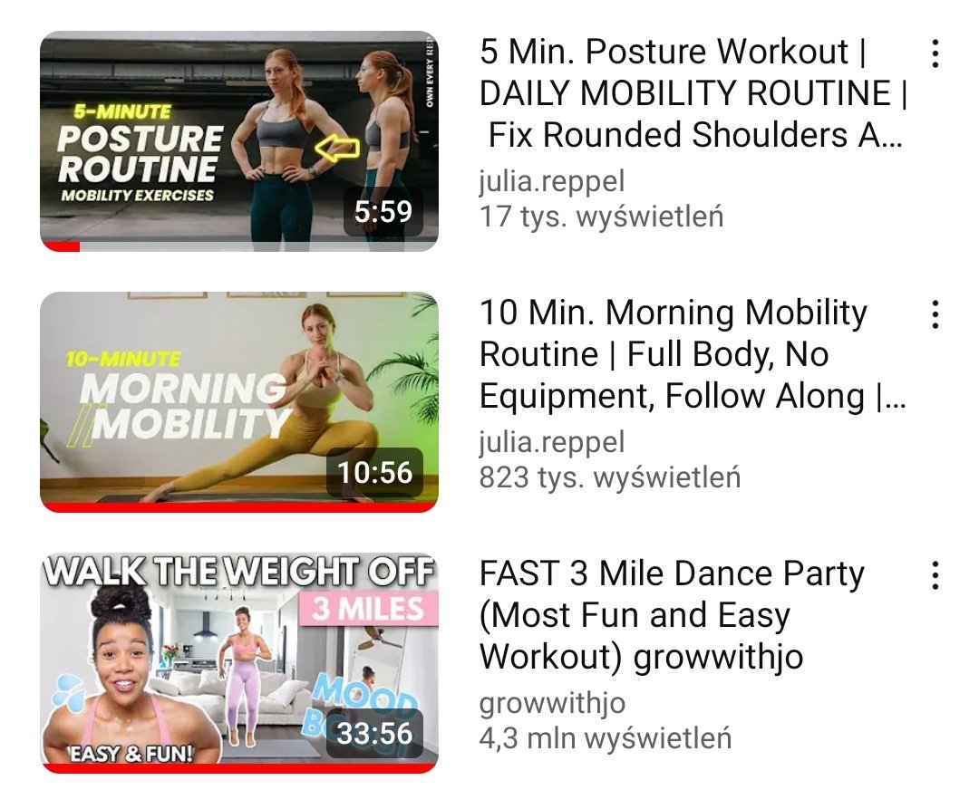 Mam mi banda już długo, a dopiero teraz odkryłam jakieś cele treningowe 😂 Znalazłam dziś godzinkę na cardio + mobility ❤️ #fitkwiecień