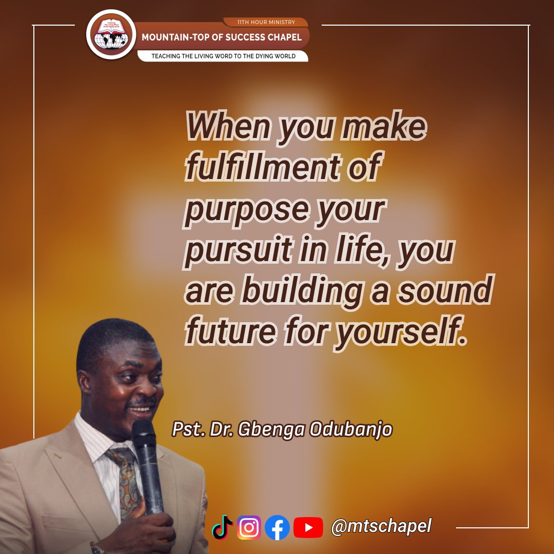 mtschapel's tweet photo. Excerpts from Today's Service
Ministering: Pastor Dr. Gbenga Odubanjo
Topic: The three F's for success in life. https://t.co/iMZrITKXTH