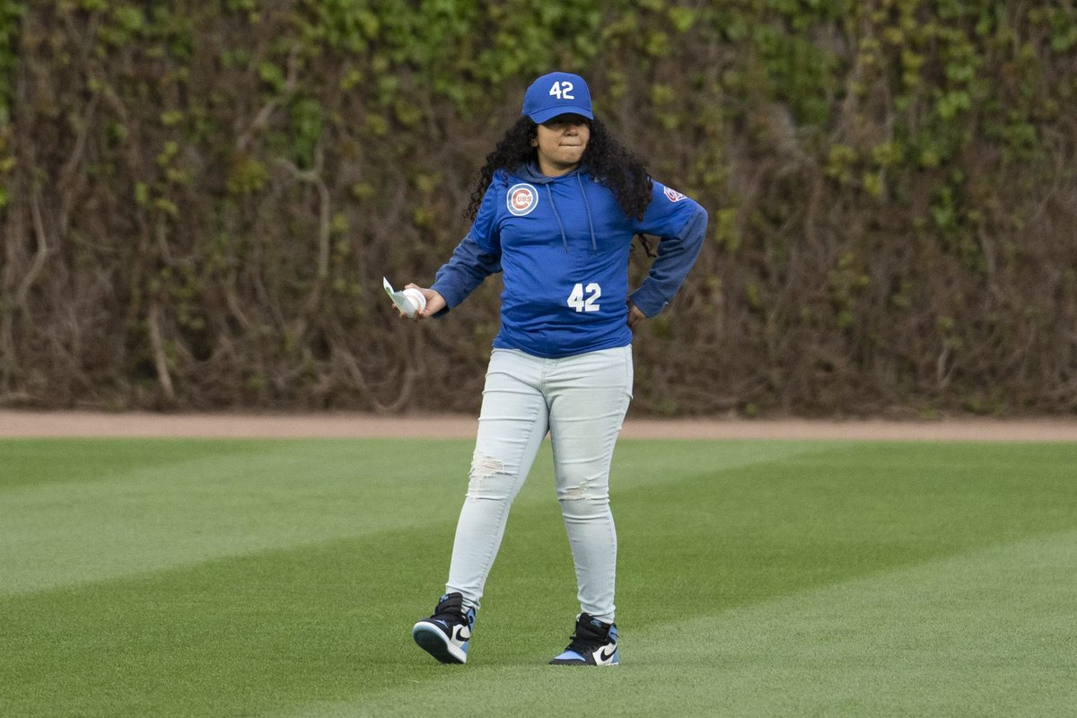CubsCharities's tweet photo. Cubs Nike RBI players and family members celebrated Jackie Robinson Day at Wrigley Field with @cubs players. ๐โพ๏ธ #JRDay #Movement42 https://t.co/hXfpXX3Nr3