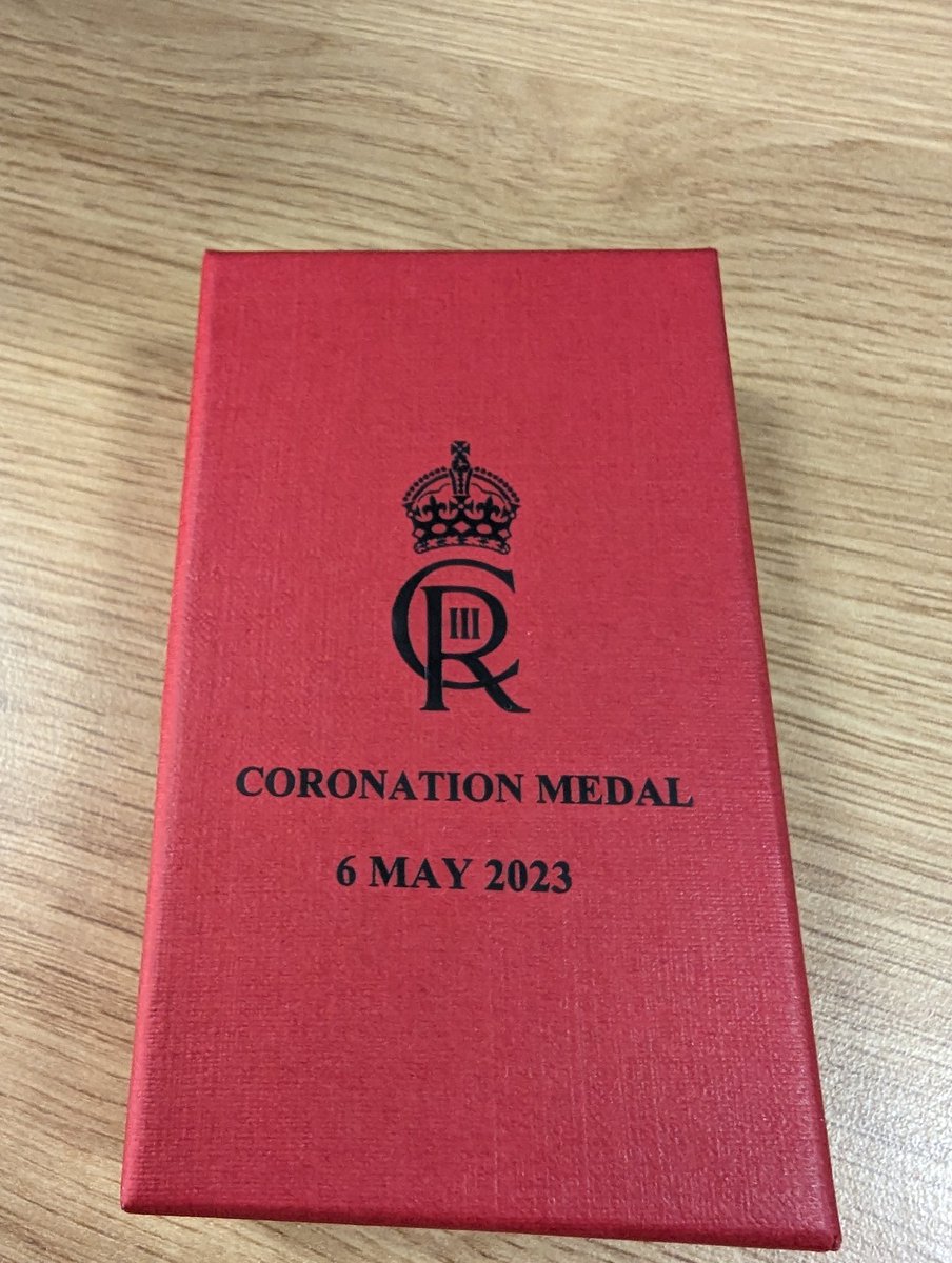 On Friday 19th April I was totally honoured to have received The King's Coronation Medal. I am extremely proud to serve and continue to be proud to serve