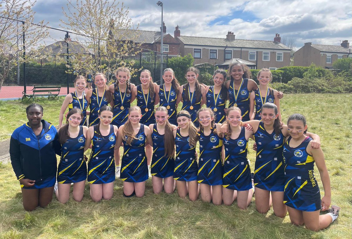 Our U13’s winners of the cup division at <a href="/ChorleyInfernos/">Chorley Inferno</a> and U13’s Titans runners up of the plate , a fantastic effort well done girls 💙💛 #smashedit