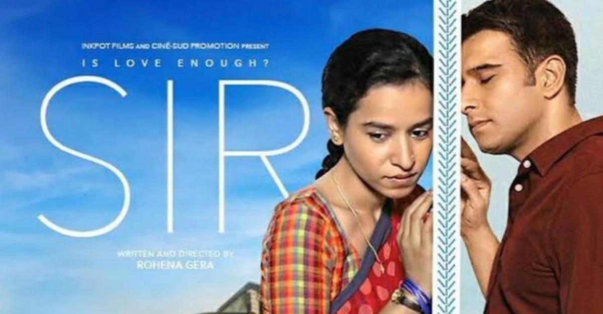 Ratna (#TillotamaShome) is house help employed by Ashwin (#VivekGomber) so she calls Ashwin #Sir. She became a widow at the age of 19, since then she has been working to support her family. This movie indicates that, despite social & financial differences, there can be love.❣️