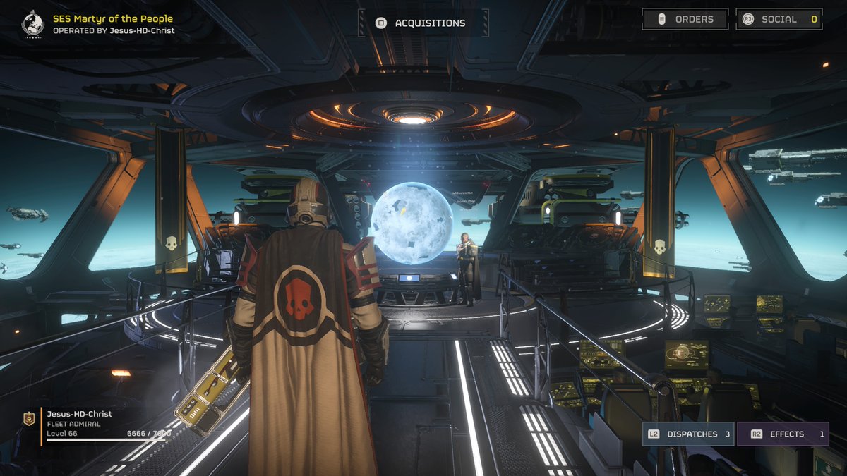 GiuOfficial's tweet photo. Jesus 'Helldiver' Christ reporting to the front. God Bless Democracy #Helldivers2 https://t.co/BTQkr43wdf