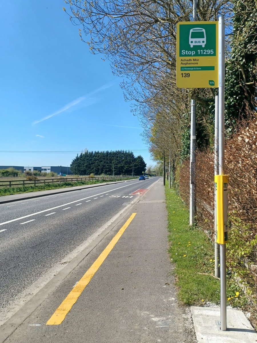 New stops at College Rd, #Clane serve Aughamore, Capdoo, Coach Road, Loughbollard and Clane Business Park with the increased frequency of @TFIupdates 139 bus service between Naas, Clane, Maynooth, Leixlip, Blanchardstown, and @WeAreTUDublin. 
👏
transportforireland.ie/wp-content/upl…