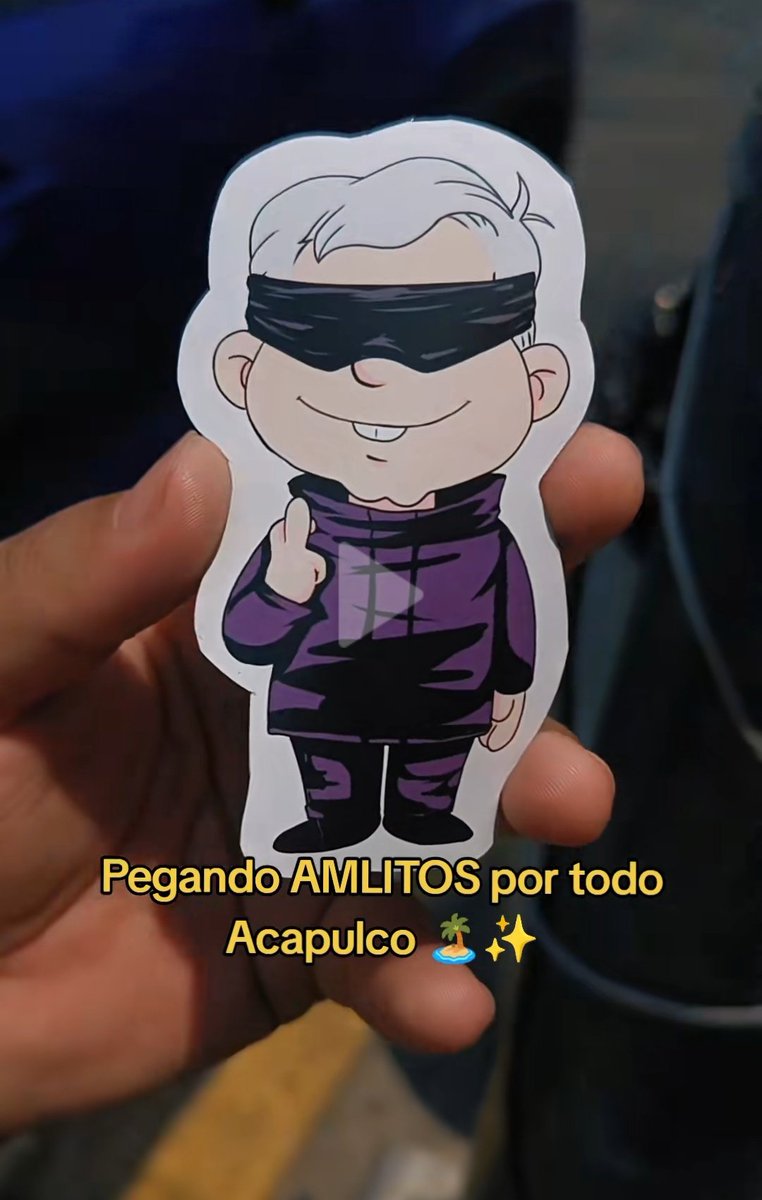 El apoyo los jóvenes mexicanos al Presidente López Obrador se ve en todos lados. Ya sea portando playeras de calacas chidas o representándolo como el personaje de anime más popular del momento en stickers. Ni Satoru Gojo es tan poderoso como Andrés Manuel.