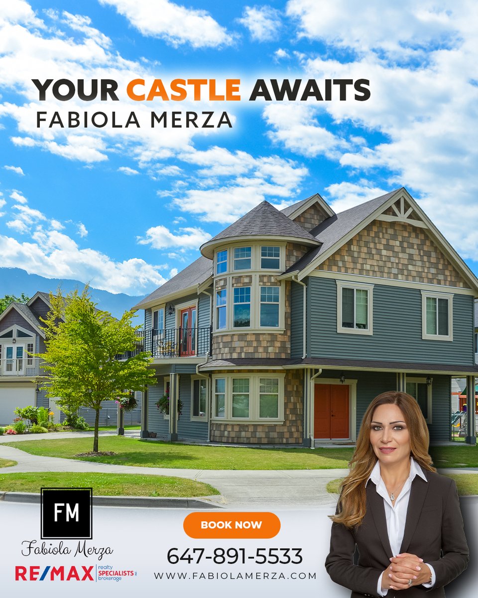 FabiolaMerza's tweet image. Your Castle Awaits!

Contact us now:
- 647.891.5533
- fabiolamerza@gmail.com
- fabiolamerza.com
- 2691 Credit Valley Rd, Mississauga, ON L5M 7A1
