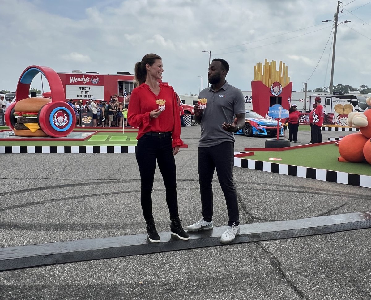 .@Wendys Fries and Frosty’s are like @Wendys and Talladega, better together. From Fries and Frosty’s to mini golf, Wendy’s levels up Talladega. #RideorFry #ad