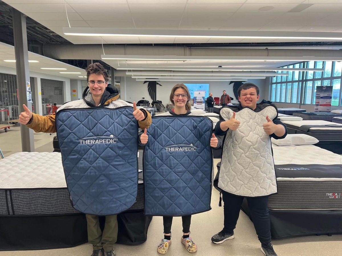 Don’t forget to stop by and get your mattress from Firelands High School today until 4:00 pm!
