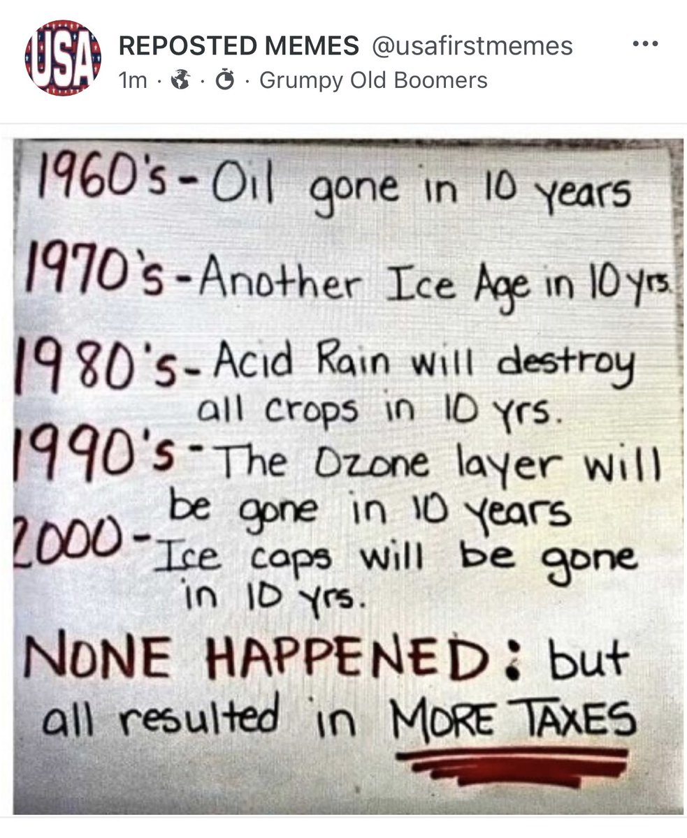 Such bull💩!! There is NO #ClimateCrisis !