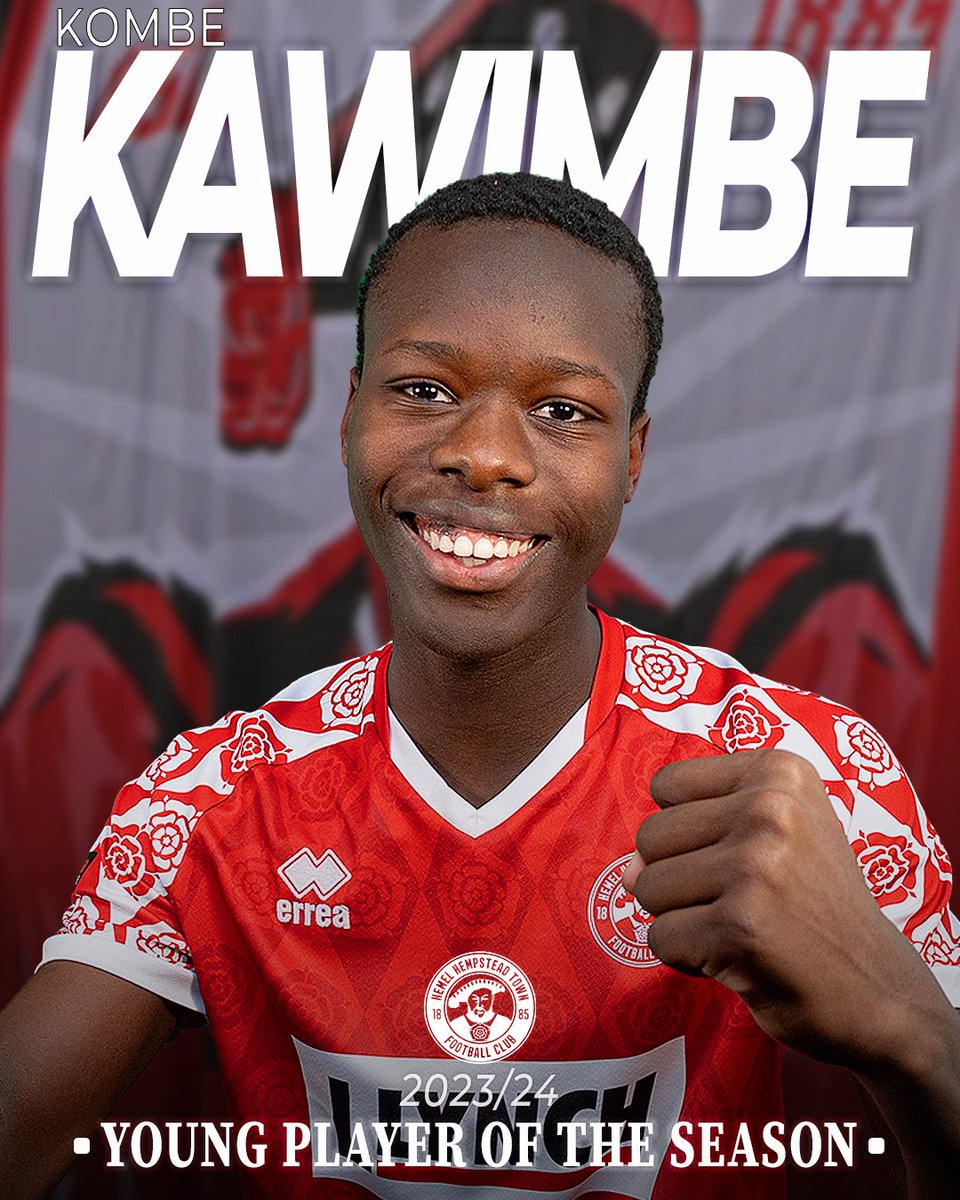 hemelfc's tweet photo. 𝗬𝗢𝗨𝗡𝗚 𝗣𝗟𝗔𝗬𝗘𝗥 𝗢𝗙 𝗧𝗛𝗘 𝗦𝗘𝗔𝗦𝗢𝗡 ⭐️

After making a handful of appearances and his consistency in midfield when called upon, this seasons Young Player Of The Season award goes to Kombe Kawimbe. 🥁

Congratulations Kombe! 👏

#COYT https://t.co/x7RdUjeeg3