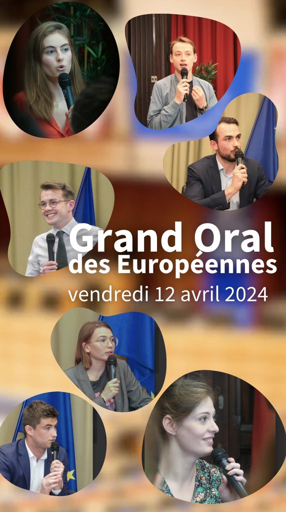 Retrouvez nos intervenants du Grand Oral des Européennes du 12/04/2024 lors de la Rencontre des Parlements des Étudiants à la @maisoneuropeparis 🇪🇺

Nous remercions encore chaleureusement nos invités pour avoir joué le jeu 🏛️

À retrouver en intégralité : instagram.com/reel/C6Bv_pNMz…