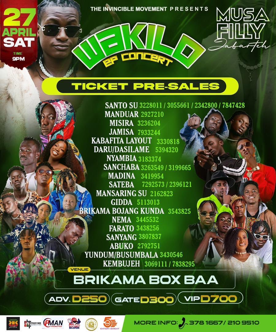MusaFilly's tweet photo. Ticket outlets Out Now !! Grab Yours 🎫 at your convenience location 🔥 April 27th  #NationalDay❤️ https://t.co/OD2g1d9KYy