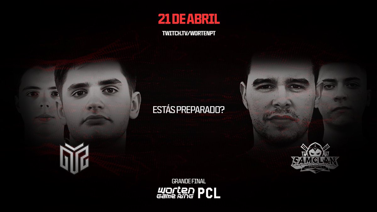 PEG (@peg_cod) on Twitter photo A decisão da <a href="/WGRPCL/">PCL🔸Worten Game Ring</a> 🏆joga-se hoje entre <a href="/GTZEsports/">GTZ Esports</a> e <a href="/SAMCLANesports/">SAMCLAN ESPORTS CLUB</a> 🇵🇹
🔴 twitch.tv/wortenpt
( 📸 <a href="/WGRPCL/">PCL🔸Worten Game Ring</a> )
#WGRPCL A decisão da <a href="/WGRPCL/">PCL🔸Worten Game Ring</a> 🏆joga-se hoje entre <a href="/GTZEsports/">GTZ Esports</a> e <a href="/SAMCLANesports/">SAMCLAN ESPORTS CLUB</a> 🇵🇹
🔴 twitch.tv/wortenpt
( 📸 <a href="/WGRPCL/">PCL🔸Worten Game Ring</a> )
#WGRPCL