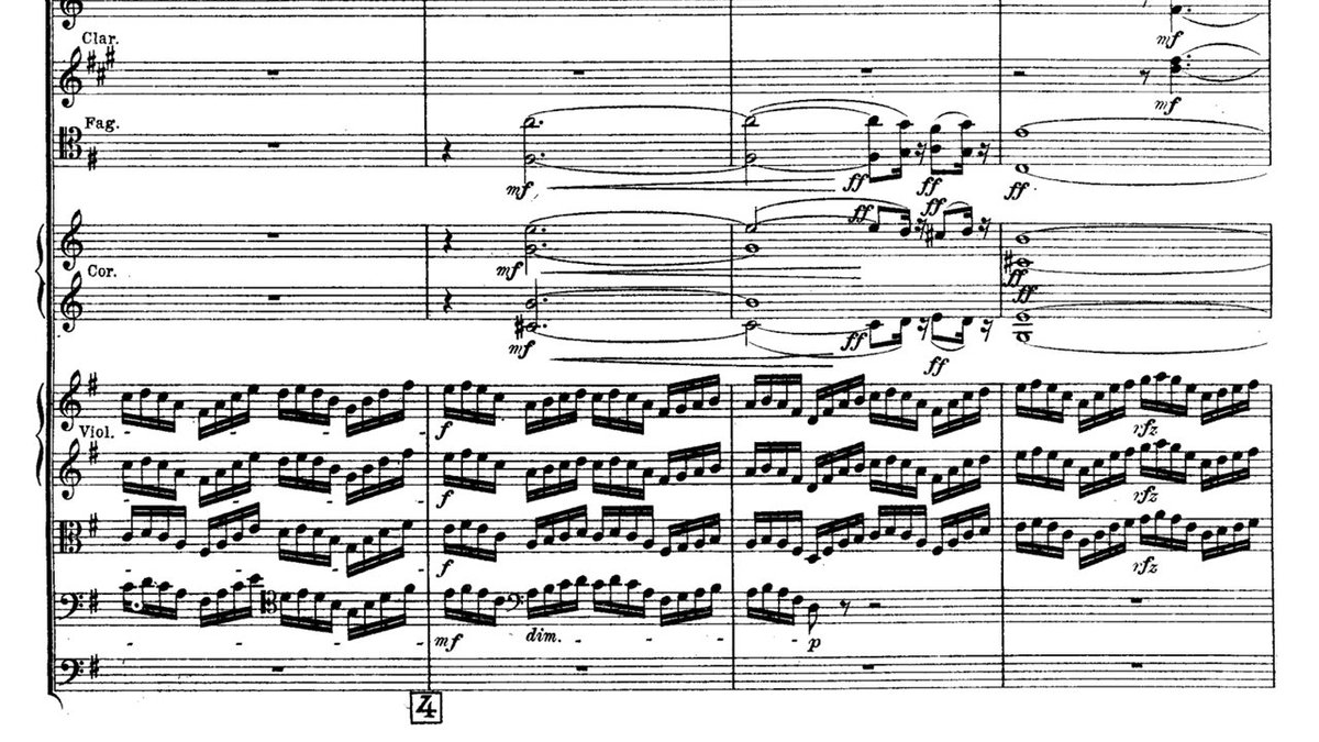 'If Sibelius is a good composer, it invalidates the standards of musical quality that have persisted from Bach to Schoenberg,'

- Theodor Adorno, cultural philosopher, modernist ideologue

(Image: Sibelius, Symphony No. 3, 1st movement)