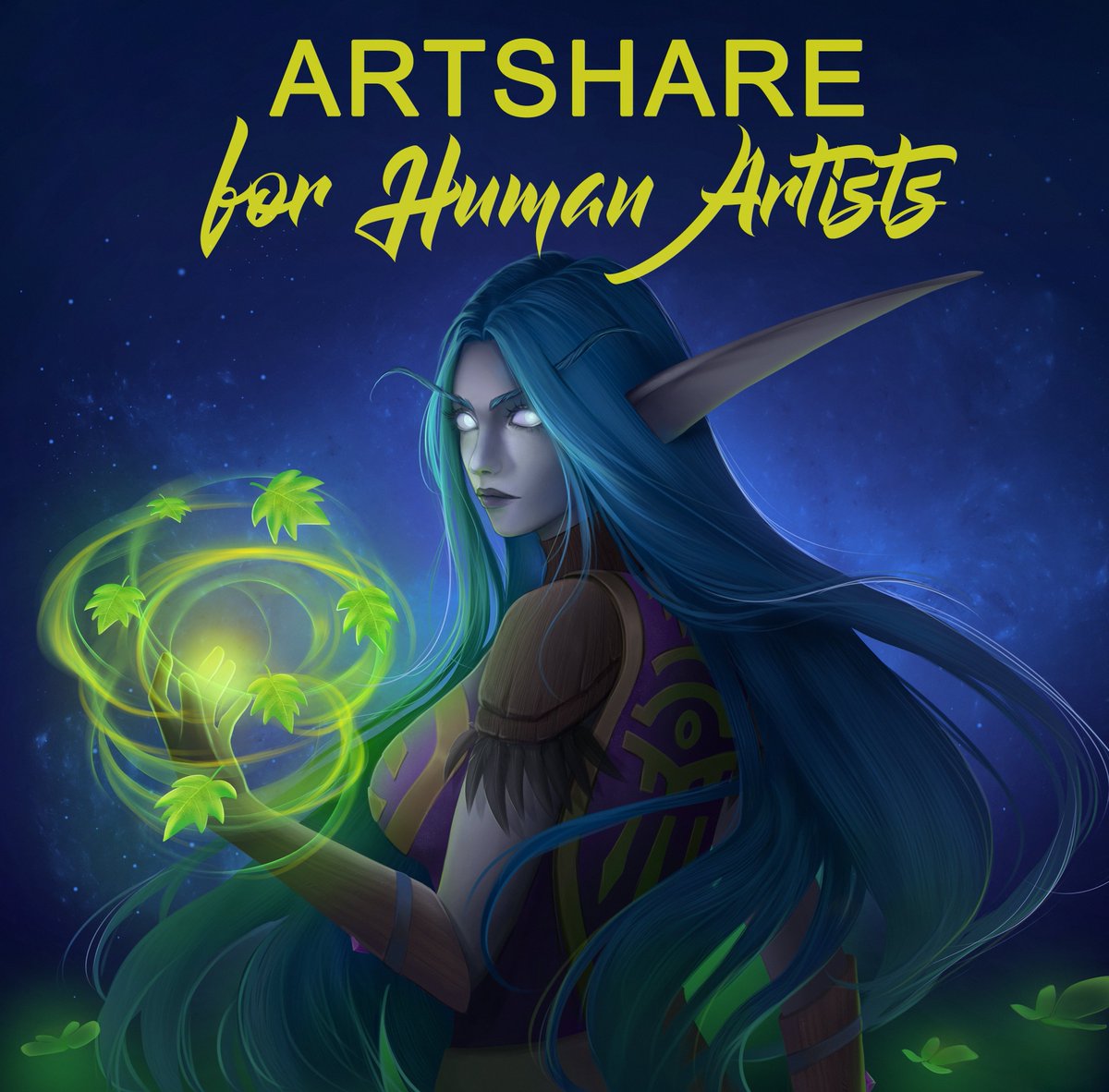 ART SHARE for Human Artists! SFW only! I`ll retweet some! #artshare