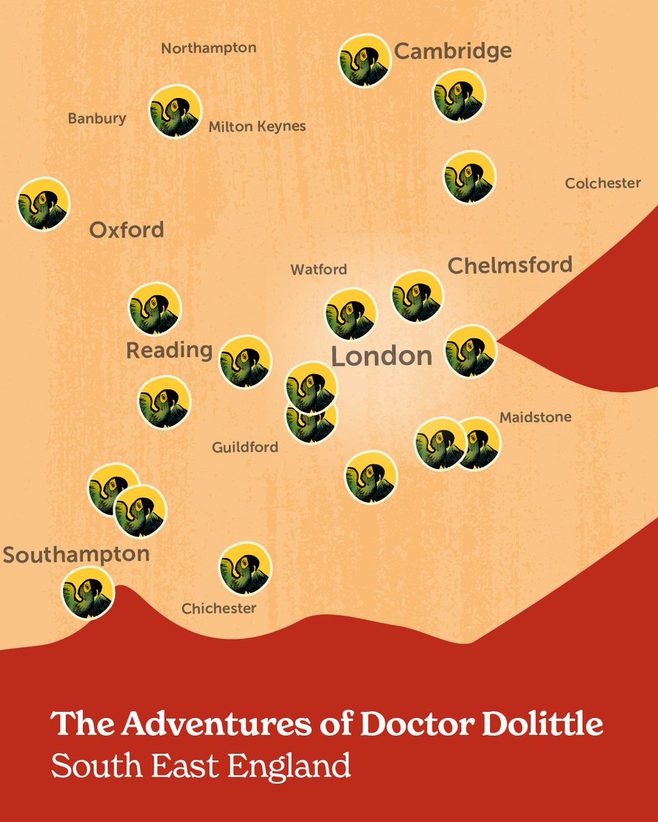Doctor Dolittle on tour (South East edition!) 🗺️ If you see somewhere near you, head to illyria.co.uk and get your tix before it’s too late! ⏰