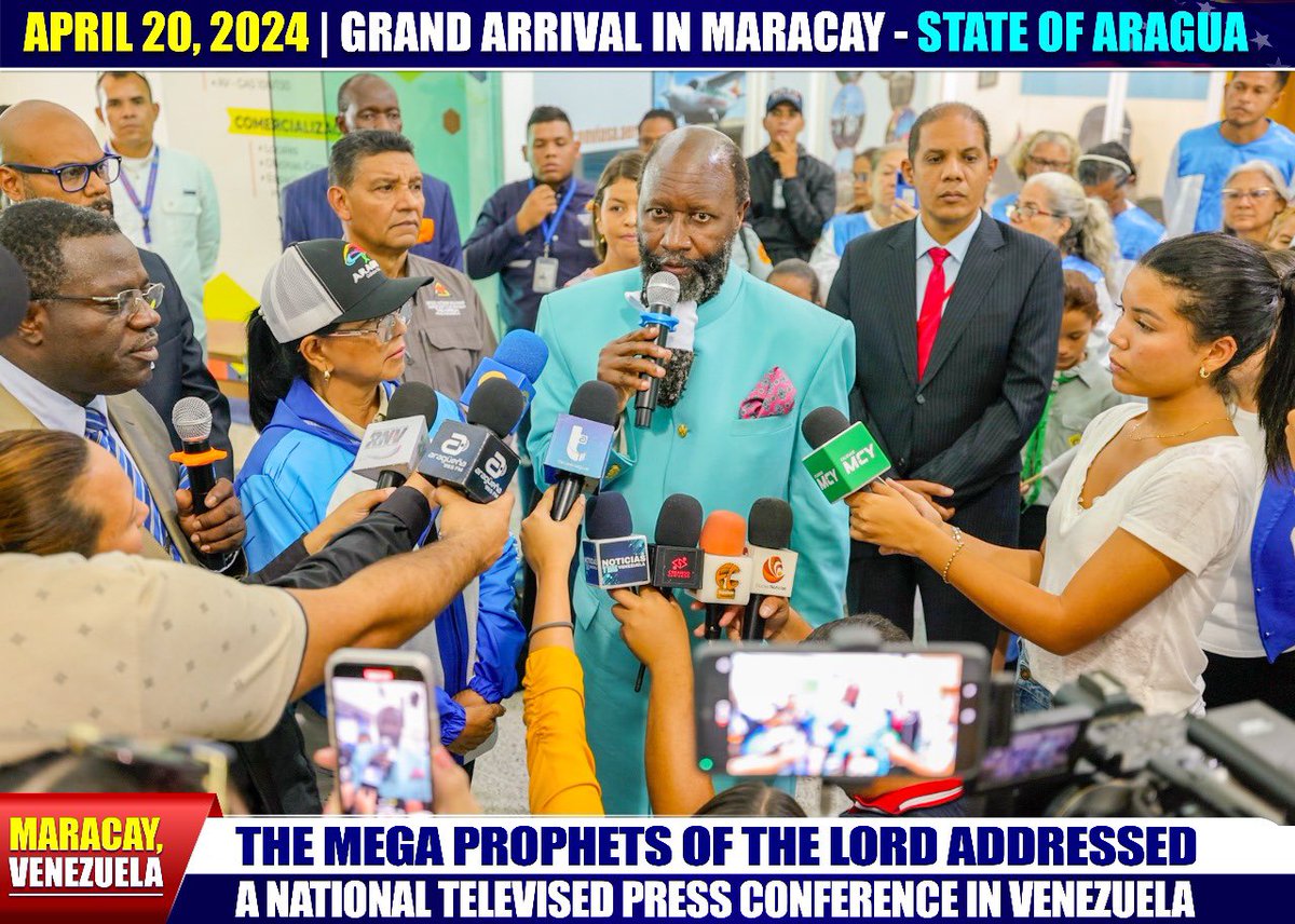 Interview with the Prophet of the Lord Dr.David Owuor upon his arrival in the city of Maracaio, Venezuela. #EndTimeRevivalFlames