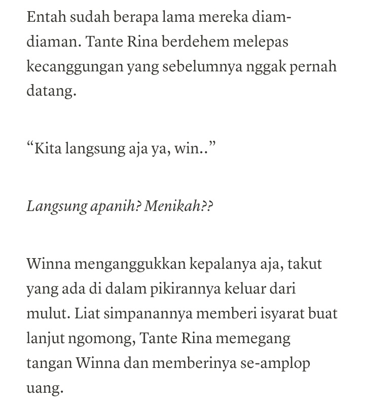 Lemovntea's tweet photo. 99. keputusan Tante. https://t.co/9r1JfBbSr7