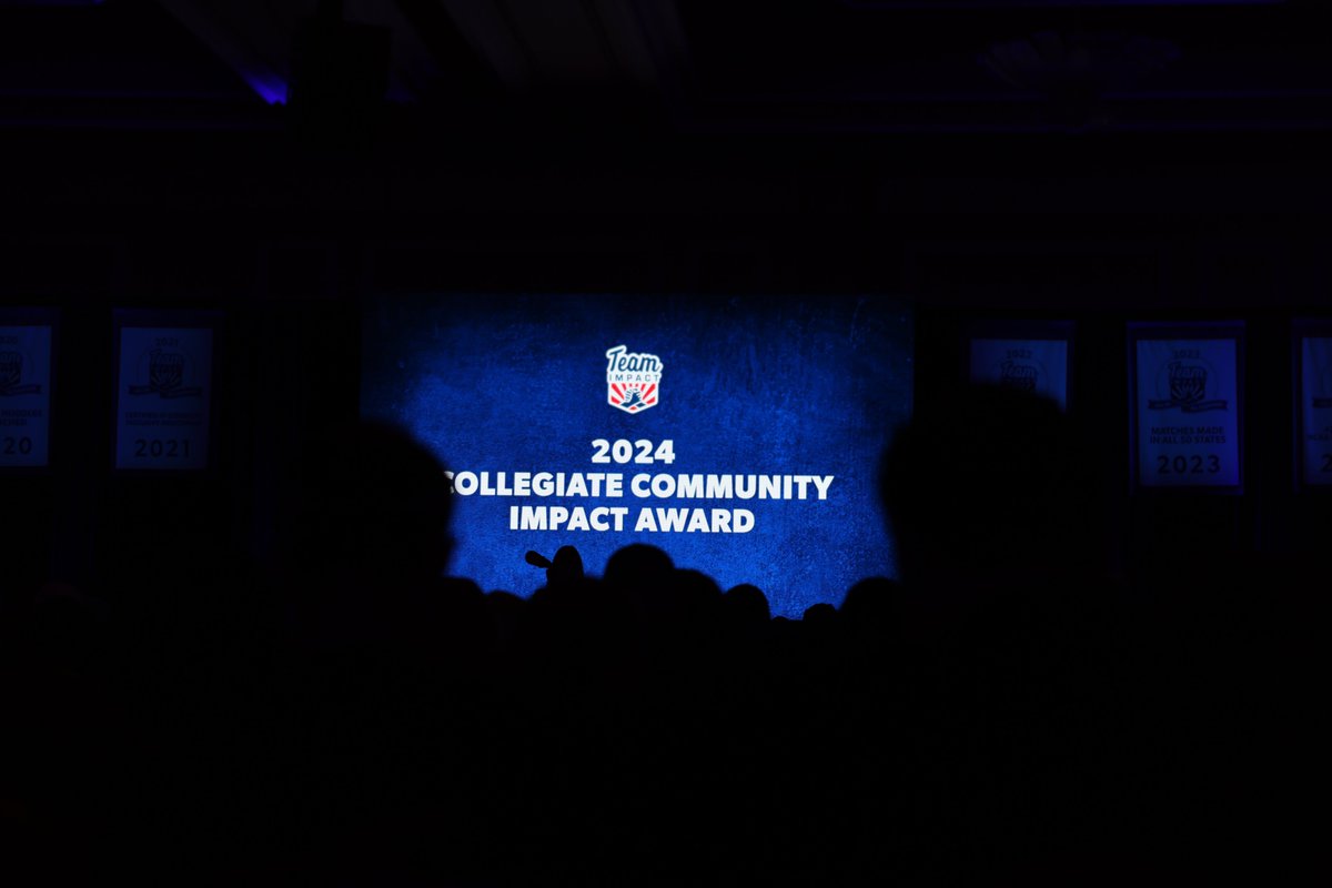 amazing time with an amazing organization. ICYMI: Brown received the 2024 Collegiate Community IMPACT Award last night during the Team IMPACT Gala #EverTrue x @GoTeamIMPACT