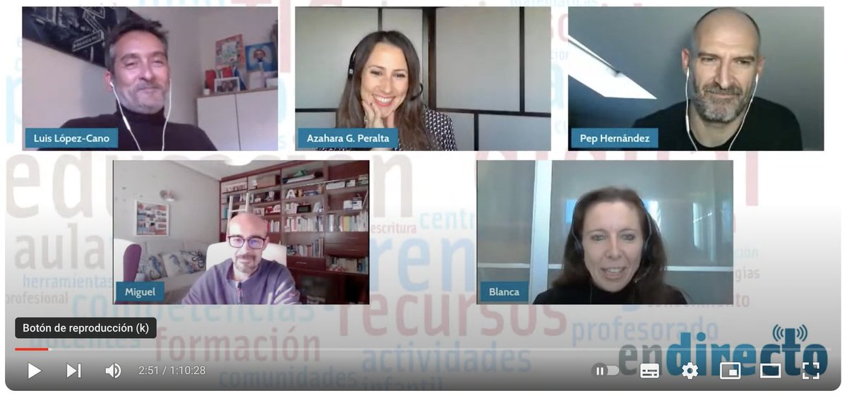 AzaharaTIC's tweet photo. Hoy, #DíamundialdelaCreatividadylaInnovación comparto:
➡️📚🔝creatividad/innovación.
📹 #DirectoINTEF ·"Creo, luego aprendo" @blancanamero @luislopez_cano @pephernandez @miguelpascual76
💡Webinar "Construcción de relatos" en innovación CdP https://t.co/JJnTz0NTUc @IAAPJunta https://t.co/9JsGHyPIKj