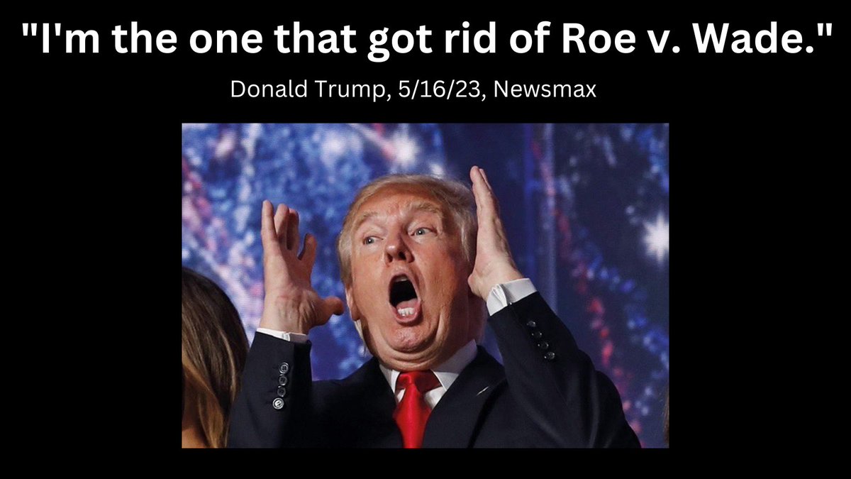 Trump: “I’m the one that got rid of Roe v. Wade!” Yes you are Donald. And now at least 9 states require that children must give birth to their rapist’s baby. Gov. Kristi Noem #sundayvibes Ukraine