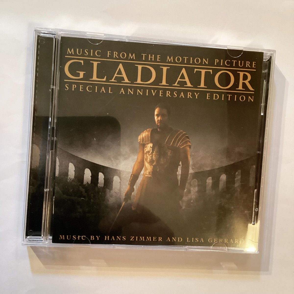 The 2-CD 'Special Anniversary Edition' of Hans Zimmer's 'Gladiator' soundtrack is a true joy! Contains every alternate version and unused, often improvised bit with Hans' comments. #hanszimmer #gladiator #ridleyscott #filmmusic #soundtrack #movie #movies #film #films @HansZimmer