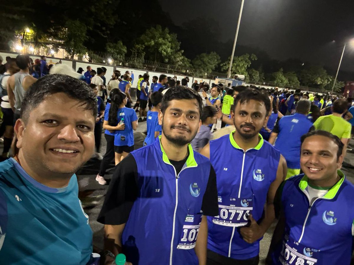 Siddharth_14's tweet photo. Siddarth Khandelwal , Bib no. 10783, successfully completed "IFFCO TOKIO STARRY NIGHT MARATHON 8th EDITION (10 KM)" on 20 Apr, 2024, in 01:15:02 #runizen via @runizen
#starryNightMarathon @sdewan6 https://t.co/qVR1vYv5S1