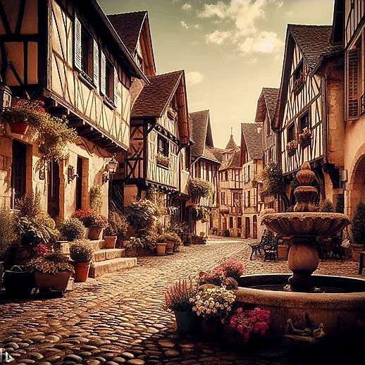 france_images's tweet image. A cobbled street in the village of #Perouges 

#France 🇨🇵 #travel our #PhotoofTheDay buff.ly/3xuJWzA