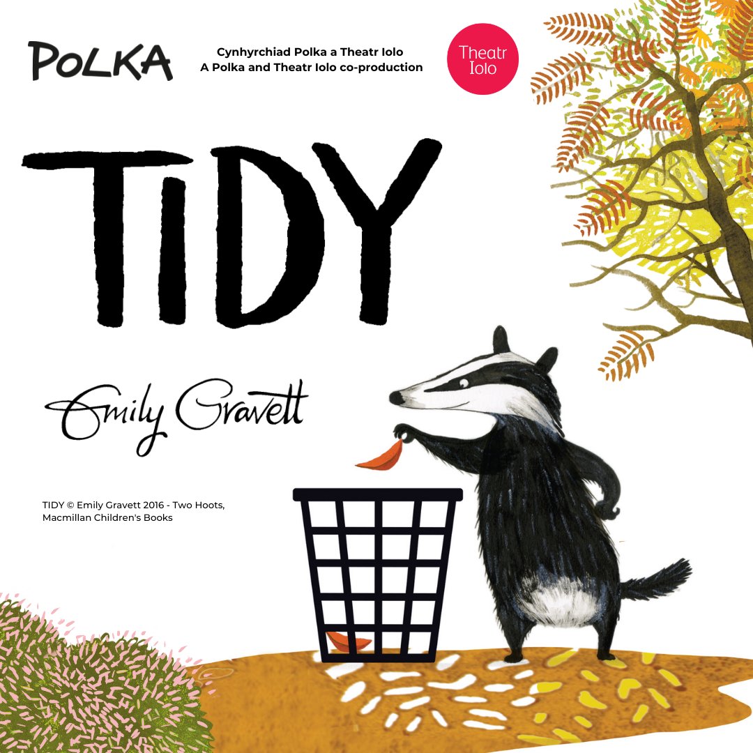 Calling all teachers! Did you know that 22-28 April is #WalesOutdoorLearningWeek? We've created a free resource pack to support outdoor learning, inspired by the illustrated children's book Tidy by Emily Gravett. Download for free from our website: theatriolo.com/tidy-3