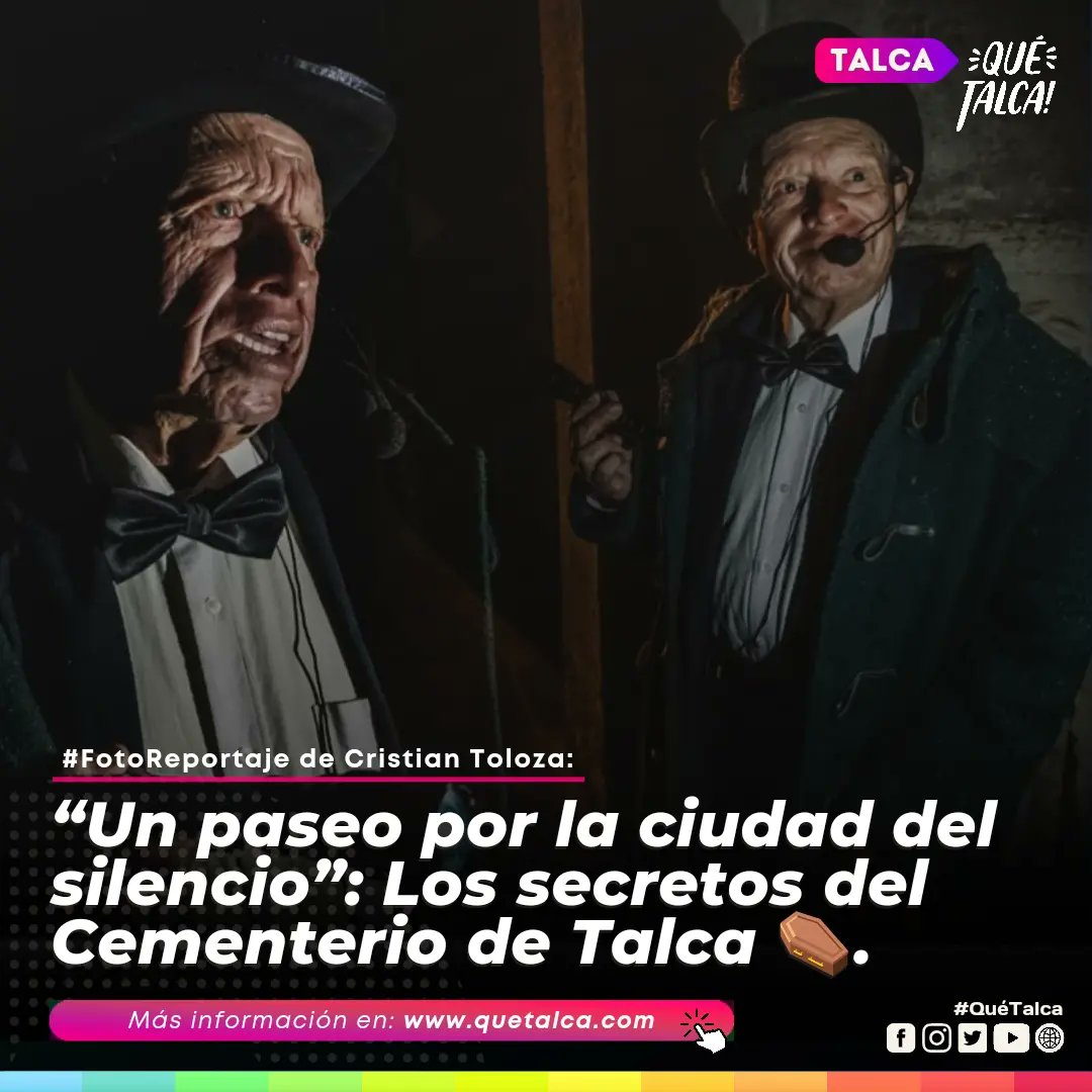 ⚰️👏| #FotoReportaje 'Un paseo por la ciudad del silencio' (2019) 💬. El Cementerio Municipal de #Talca fue fundado en el año 1847. Muchos años que guardan miles de historias dentro de sus más de 130.000 mt2 😮. 🔗 instagram.com/p/C6B0kVFLc7V/…