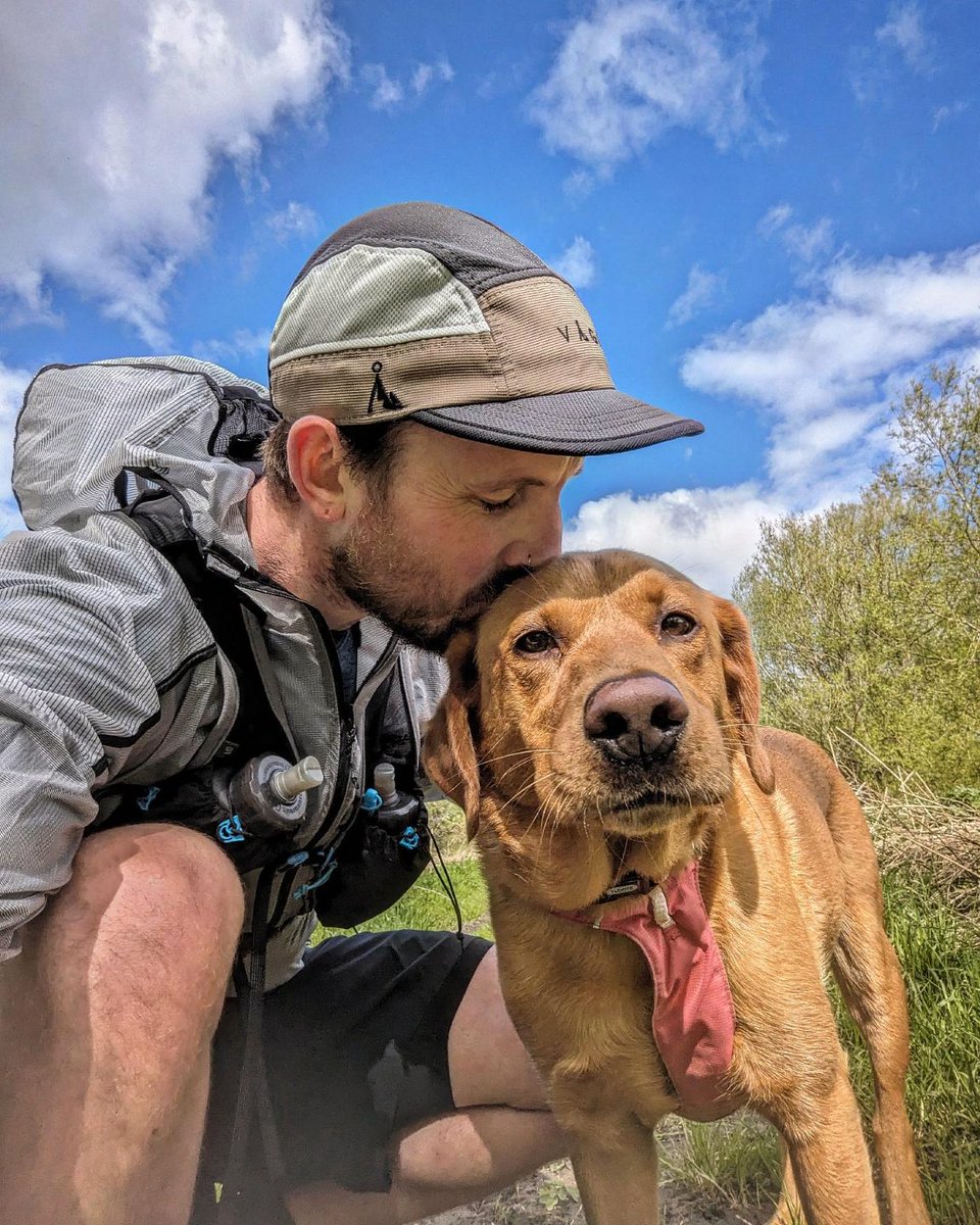 Run_to_Valhalla's tweet photo. Sunday morning trail's with Cooper 🐾🧡🫶🏼 

#TrailRunning #Running #GetOutside #Nature #Explore #Dog #FoxRedLabrador https://t.co/ztORDkusNL