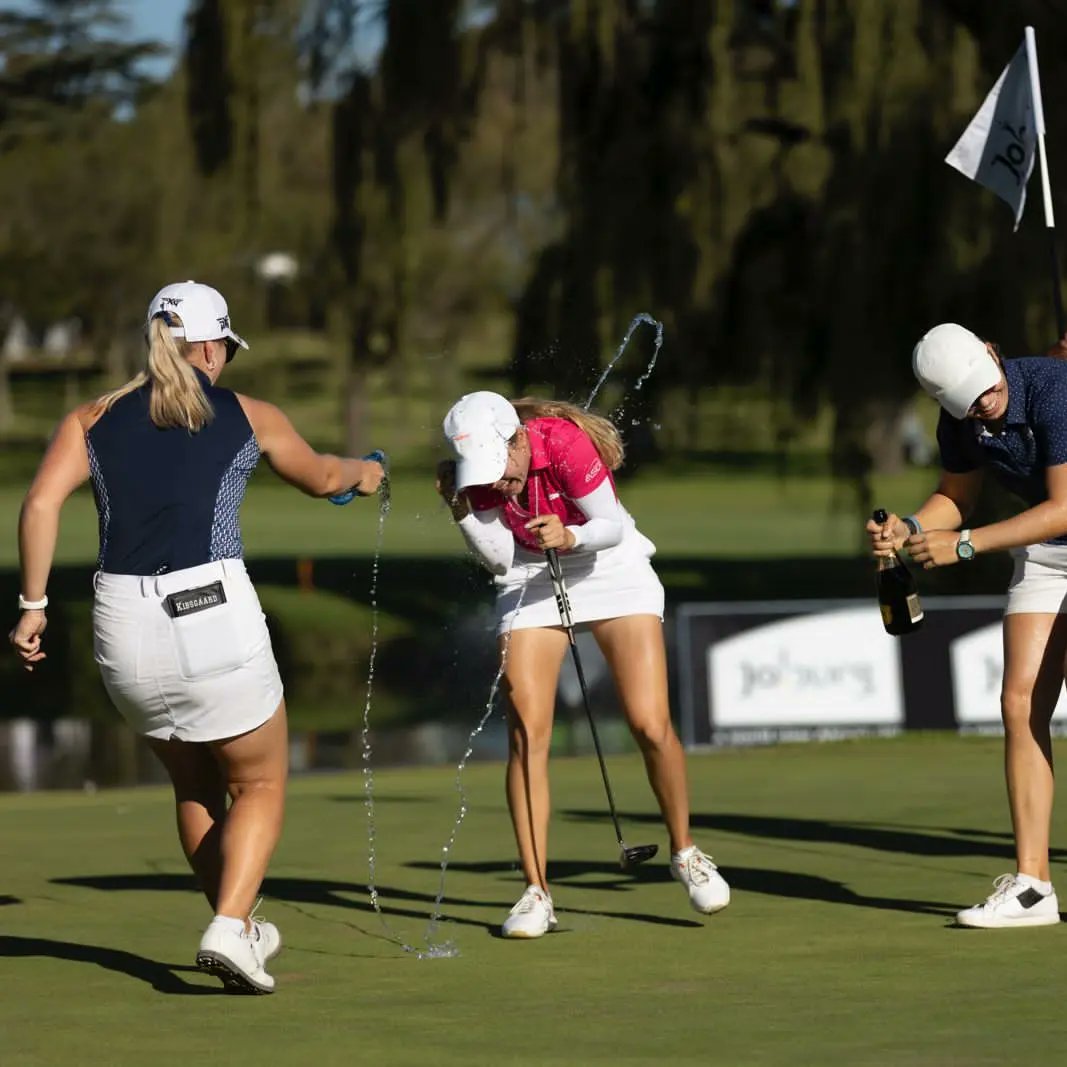 There she is, the 2024 #JoburgLadiesOpen champion, Chiara Tamburlini 🥇 🥳. Congratulations! 🙌🏽🏆 #ExploreJoburg #JoburgSports #Welcome2Joburg