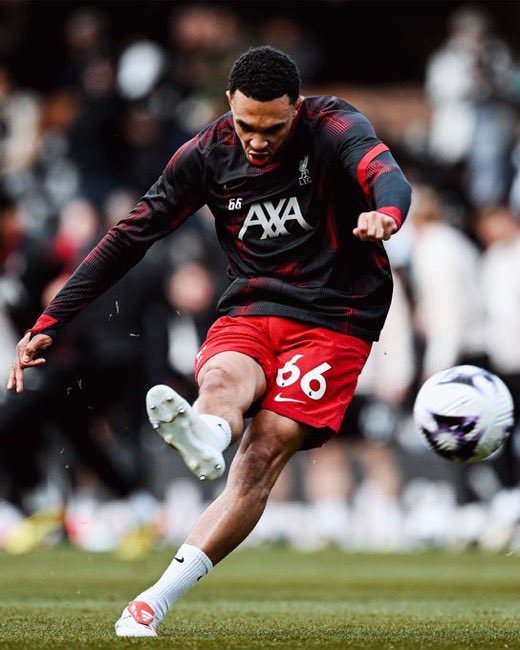 Trent warming up for his 25 yard free-kick banger today 🏴󠁧󠁢󠁥󠁮󠁧󠁿🪄

We will be there

#LFC