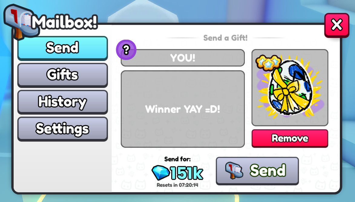 Thank you everyone for waiting! It's finally time for the 100 follower giveaway! An Exclusive Sketch Egg!
✅Rules:
Follow @EYArtistz
Like and RT this post 🔁
Comment your username 💬
Winners will be selected Saturday the 27th! Good Luck Everyone!
#PetSimGiveaway #PetSim99 #Roblox
