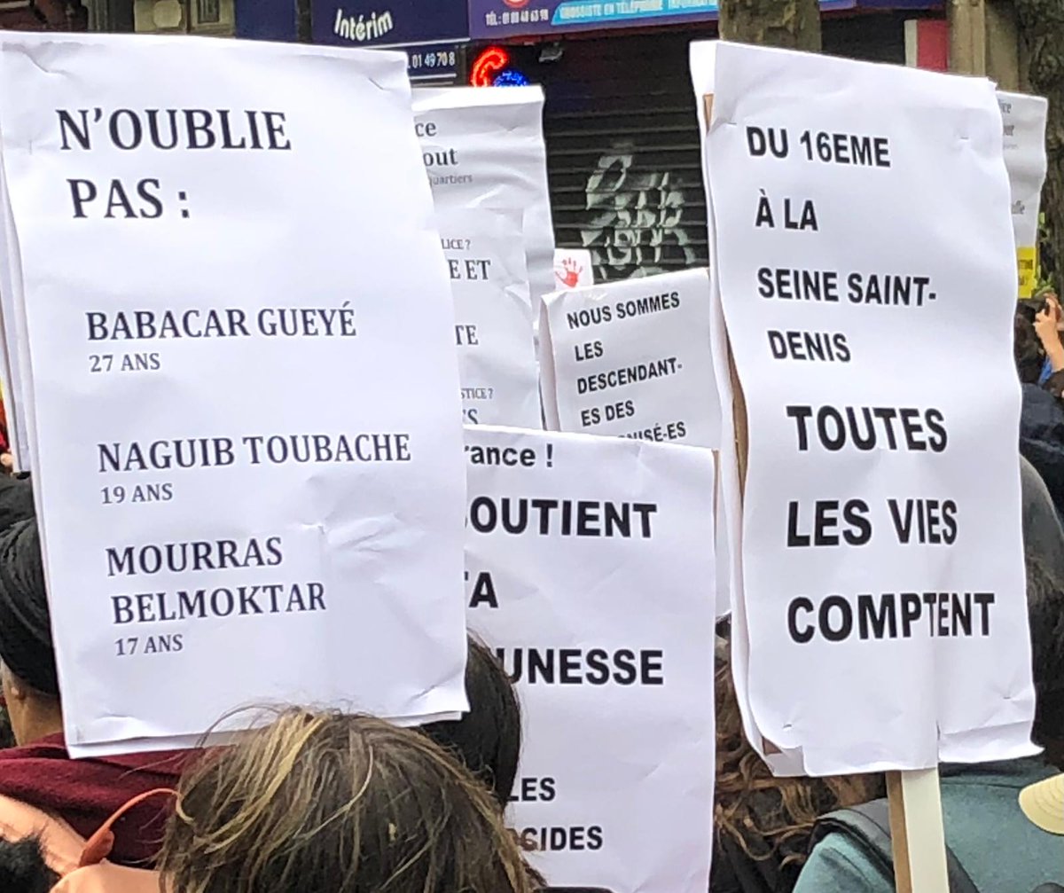 Aujourd'hui à Paris @Marche_21Avril de Barbès à République contre le racisme, l'islamophobie et pour la protection de tous les enfants.