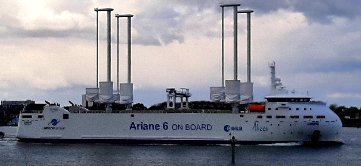 De Canopée onderweg naar Rotterdam. 

#Canopée #Ariane6 #Rotterdam #HetScheur

esa.int/ESA_Multimedia…