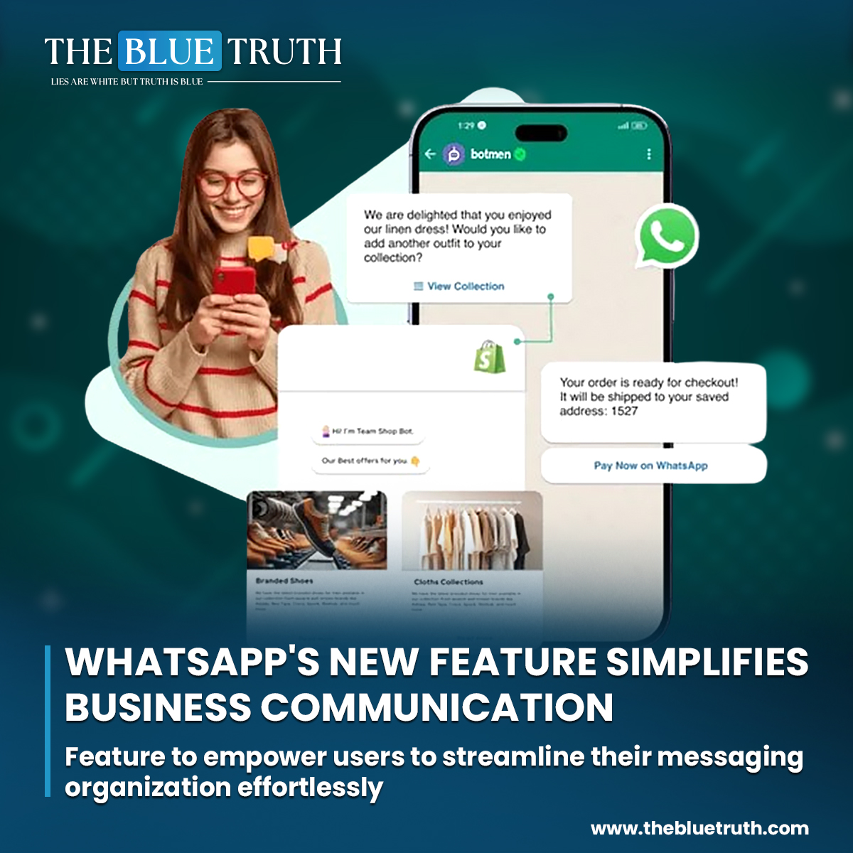 This upcoming addition promises to revolutionize the way businesses organize their conversations, reported WABetaInfo.
#WhatsApp #BusinessCommunication
#MessagingFeature #MessagingOrganization
#EffortlessCommunication #UserEmpowerment
#ProductivityTool #tbt #thebluetruth