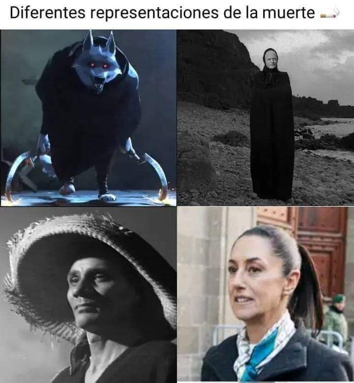 El kks representa a Malverde y Claudia Sheinbaum a la Santa Muerte y ya no disimulan.