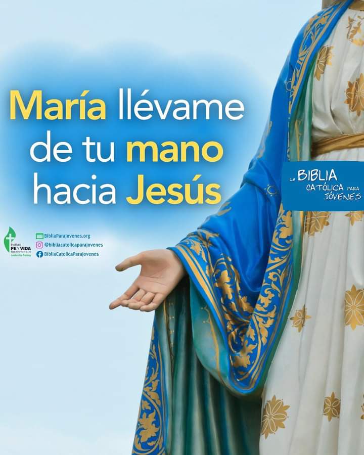 @d_mhg María ven , llévame de la mano a Jesús , y enséñame a amarle, como le amaste tu . Feliz domingo , feliz fin de semana de la mano de Jesús y María santísima. Bendiciones del buen pastor a todos los #hermanos del grupo y @d_mhg @angelacaci17605 @MaderaYamerid . Paz y bien 🙏.