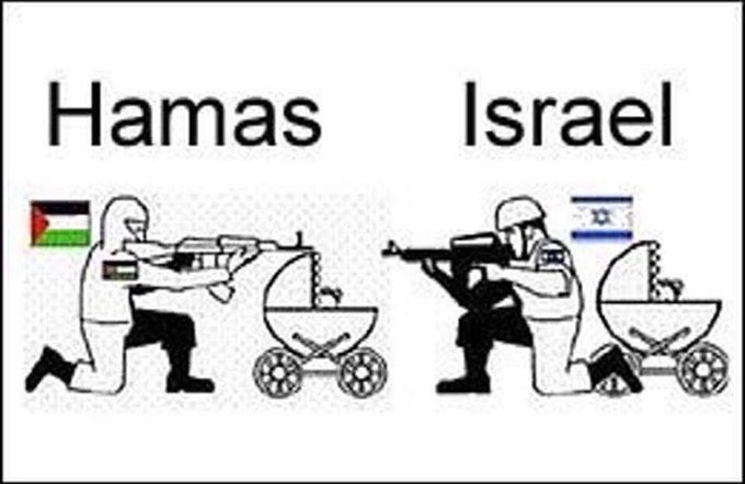Hamas terör örgütüdür.
İsrail değildir.

- İsrail sivilleri, kadınları, çocukları korumaya çalışırken, 
Hamas onları canlı kalkan olarak kullanır.

- İsrail’de 7 Ekim’den beri bugün 120.000 israil vatandaşı ordunun uyarıları üzerine evini terk edip başka yerlerde yaşıyor.
Hamas