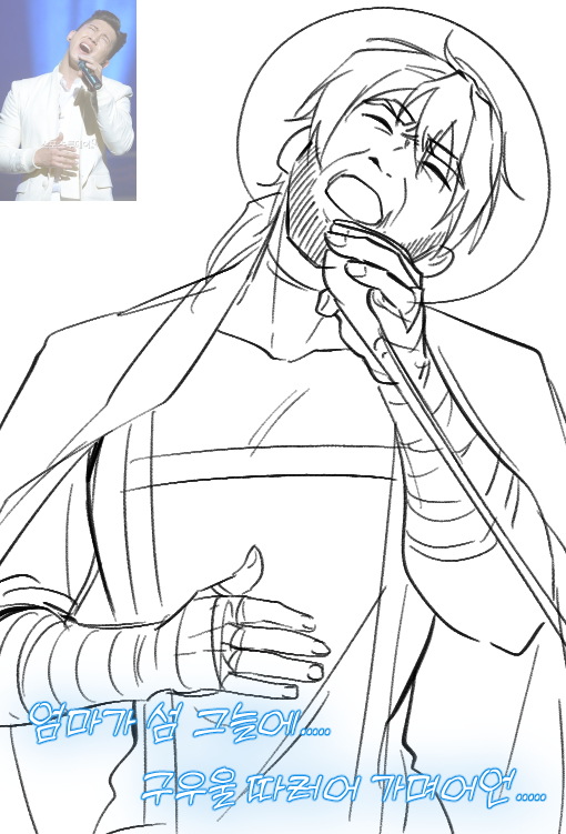 ar___commu's tweet photo. 근육아저씨 + 뒷사람 tmi 설정 모음 타래.... https://t.co/9harZriveD