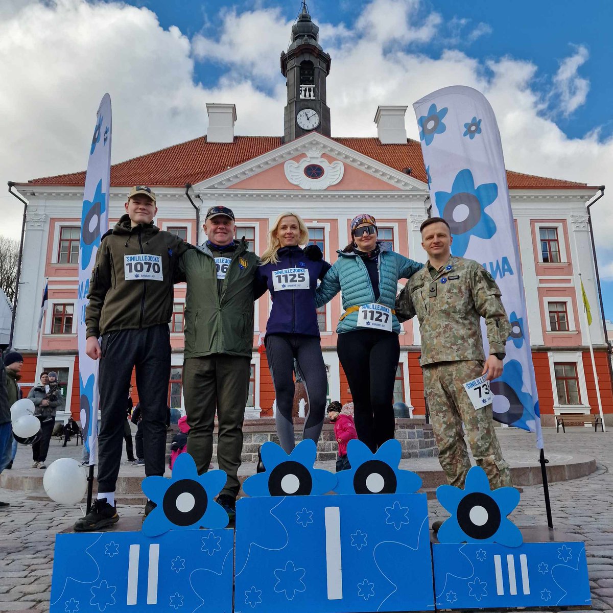 📢Today, the @BALTDEFCOL team participated in the charity campaign “Blue Hepatica Run” @Sinilillejooks 2024 in Tartu and paid tribute to Estonian 🇪🇪 veterans. Participation fees will be a donation to the Estonian Society of Wounded Soldiers. 💙🖤🤍#LetUsSalute!🫡
#AnnameAu! 🫡