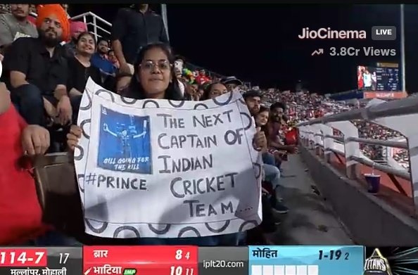 Wholesome captain Gill for you #ShubmanGill #GTvsPBKS