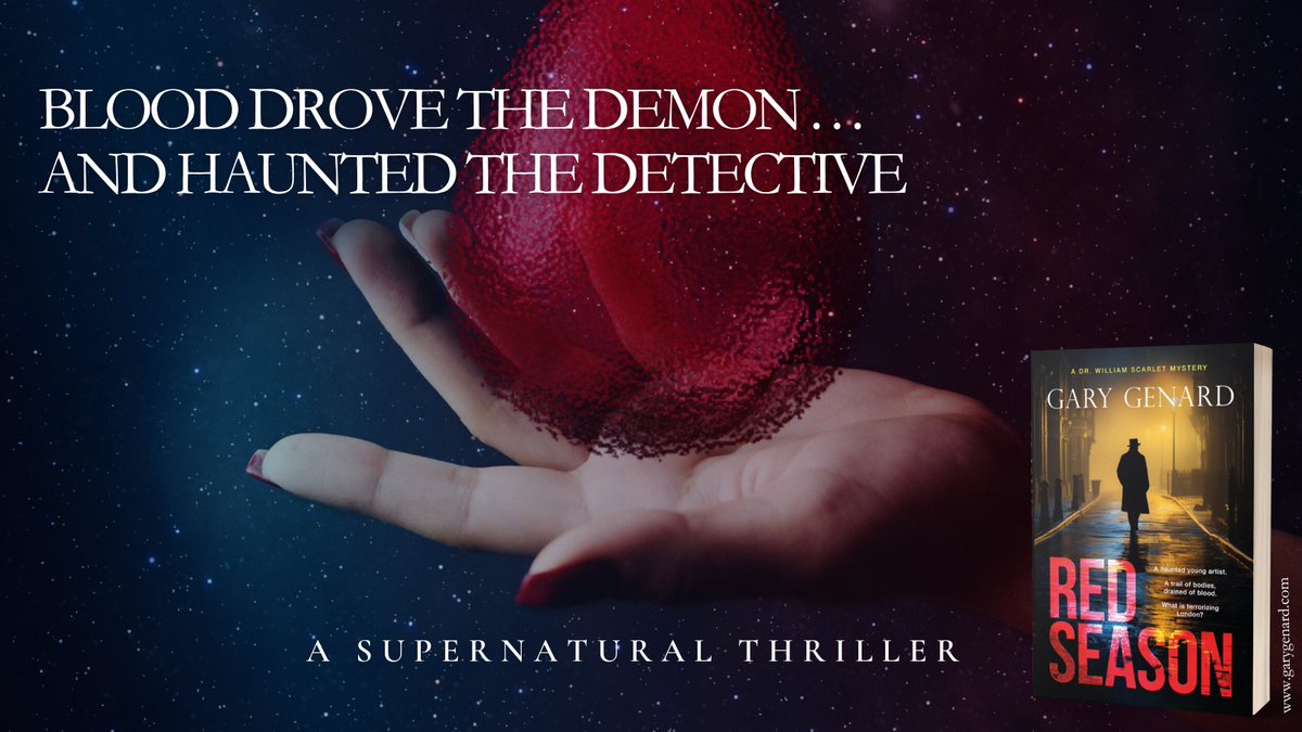 Blood drove the demon . . . and haunted the detective. — A Dr. William Scarlet Thriller hubs.ly/Q02txJ-n0 #psychicthrillers #suspensethrillers #supernaturalmystery #supernaturalthrillerseries #thrillers #authors #KindleUnlimited #amwriting #author #murderthrillers #horror