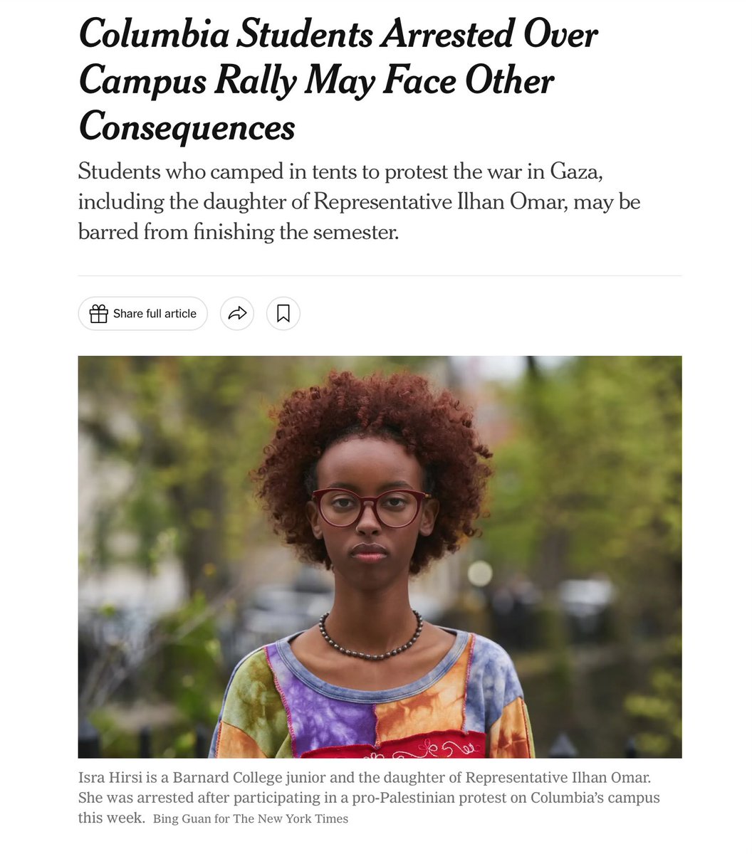 In its story about Columbia arrests, the Times didn’t bother to speak to any of the Jewish students who had been attacked or harassed by demonstrators, or lawyers involved in pending legal complaints over anti-Semitism. But it did repeat the fake allegations of genocide.