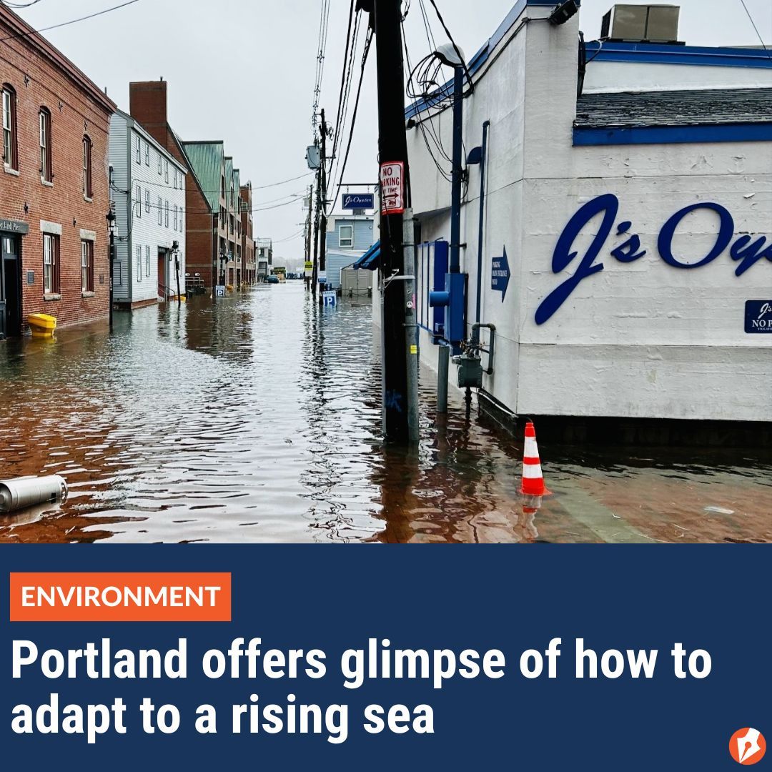 Monitoring weather and tides. Moving cars. Wearing boots. Adjusting business hours. Pumping water. Portland Pier offers an early glimpse of how coastal residents and business owners may have to cope with a rising sea in the years ahead. READ: buff.ly/49GIQ1n
